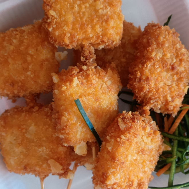 Brochetas de queso (3pzs)