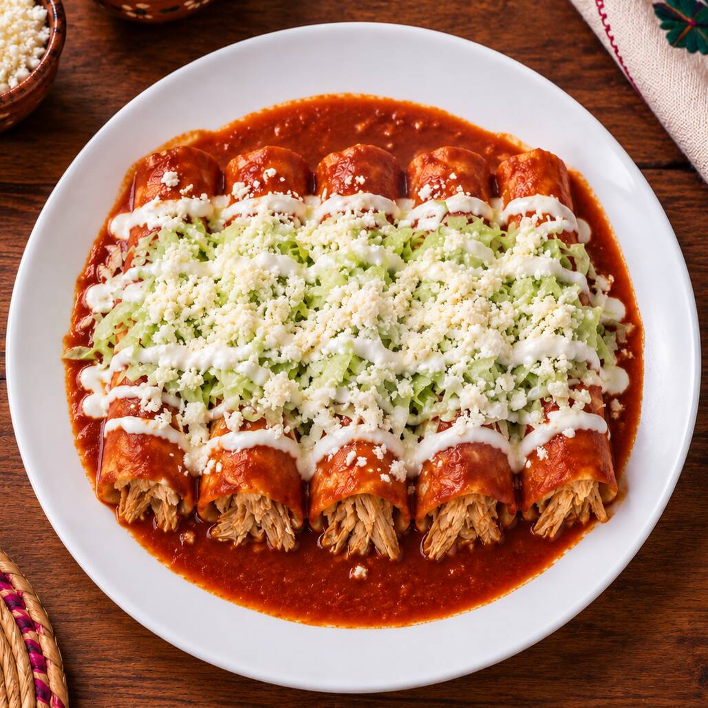 Enchiladas Rojas