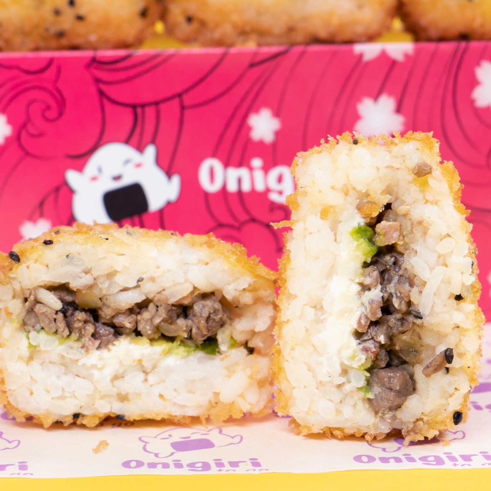 Onigiri Múh (Ribeye & Tocino)