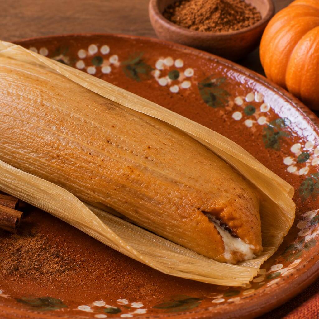 Calabaza Relleno de Pumpkin Spice y Queso Crema