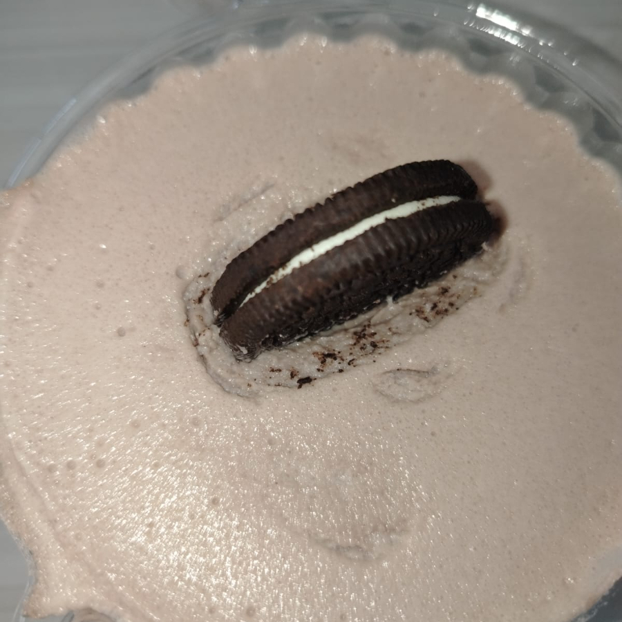 gelatina de galleta oreo