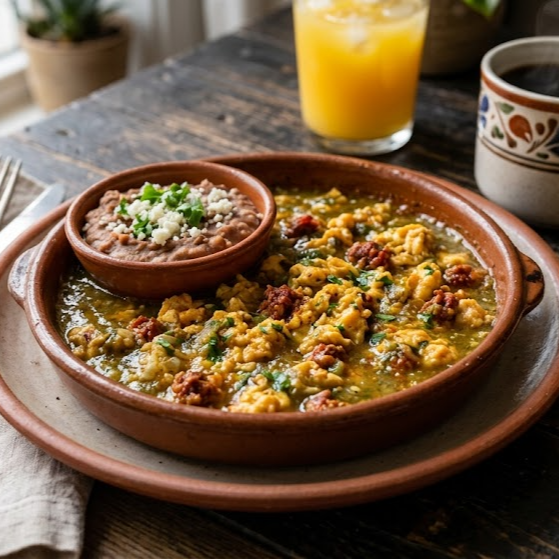Desayuno Toluqueño con Frijoles