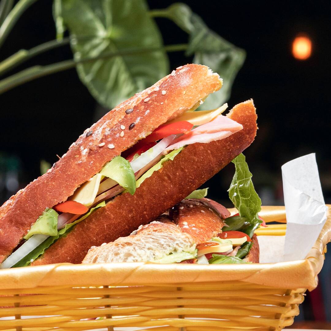 Baguette Jamon de Pavo y Queso Manchego