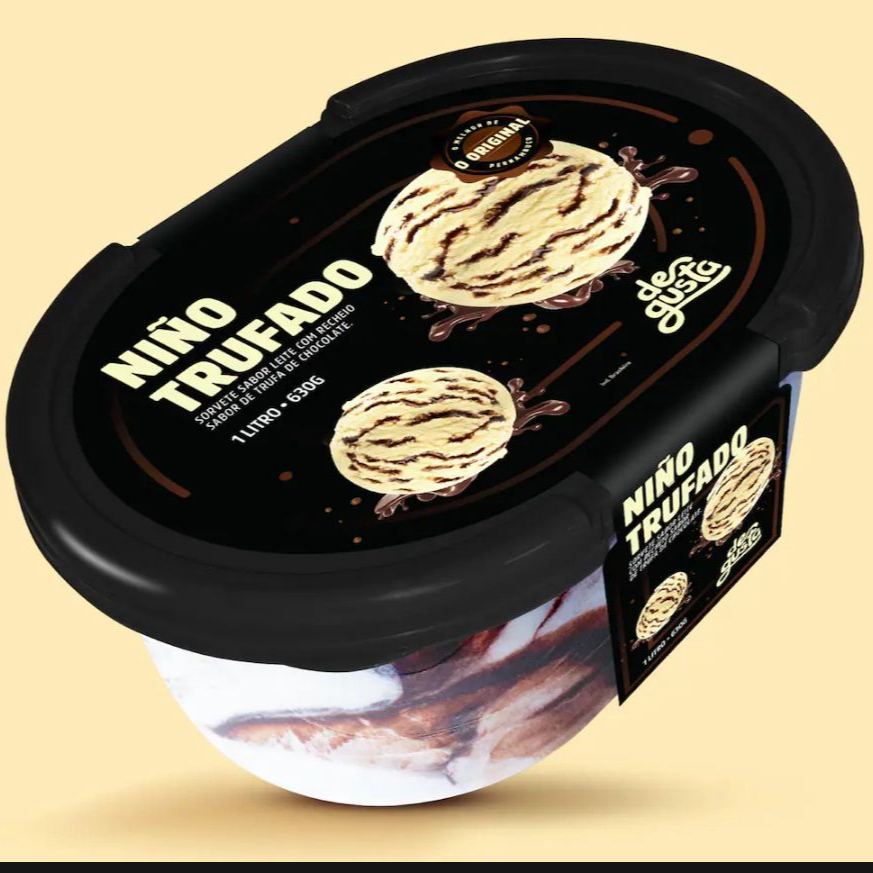 Sorvete cremoso de leite com sabor marcante do leite em pó integral, recheado com uma trufa irresistível de chocolate. Contém açúcar e lactose. Não contém glúten adicionado.