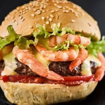 Hamburguesa Mar y Tierra