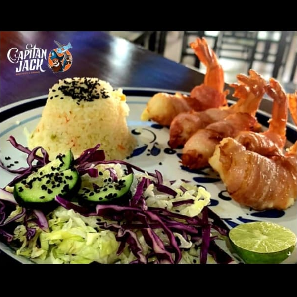 Camarones al Franciscana