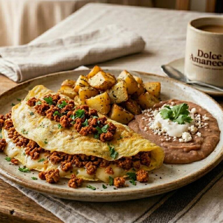 Omelette con Chorizo
