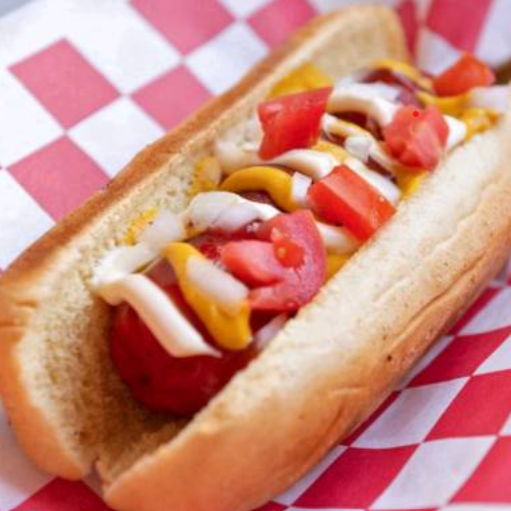 Hot dog salchicha roja
