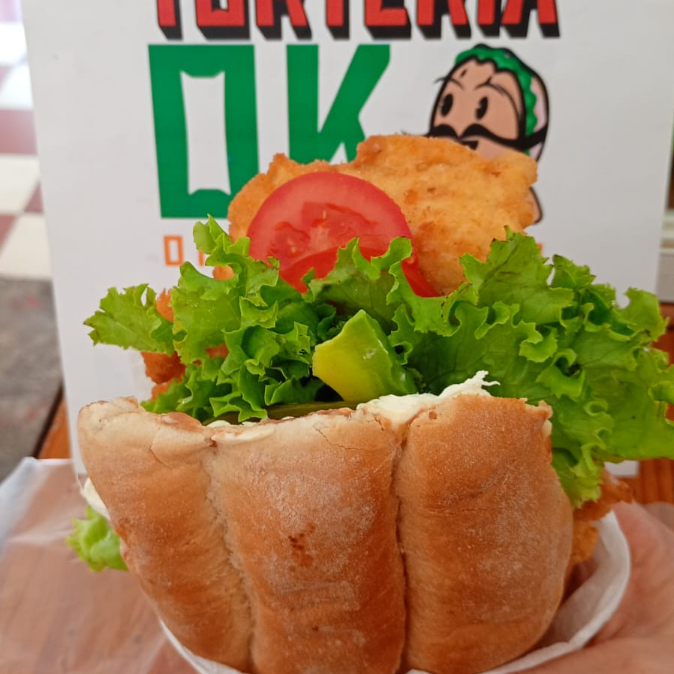 Torta de Milanesa de Pollo
