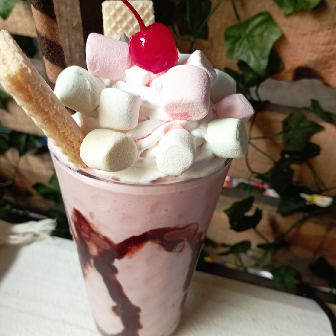 Malteada de Fresa.