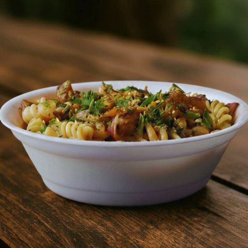 Crie a sua massa com os seus ingredientes tradicionais. Ideal para você que deseja um prato de sabor único. Destaque a sua proteína preferida! Porção Grande/Individual= 200g do seu macarrão preferido + 2 Conchas generosas do seu molho artesanal favorito + Escolha a sua proteína em dobro + 4 ingredientes e ainda finalize com + 2 ingredientes. (Variação de peso entre 600g a 650g)