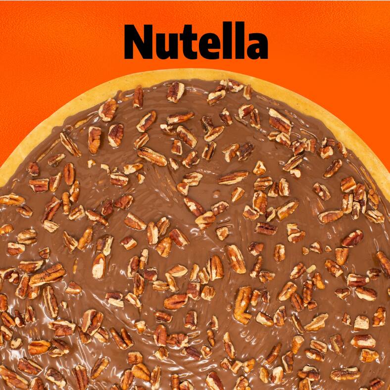 Pizza Nutella con Nuez