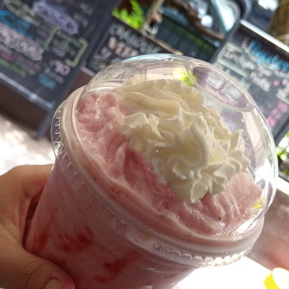Frappe de Chocolate con Fresa
