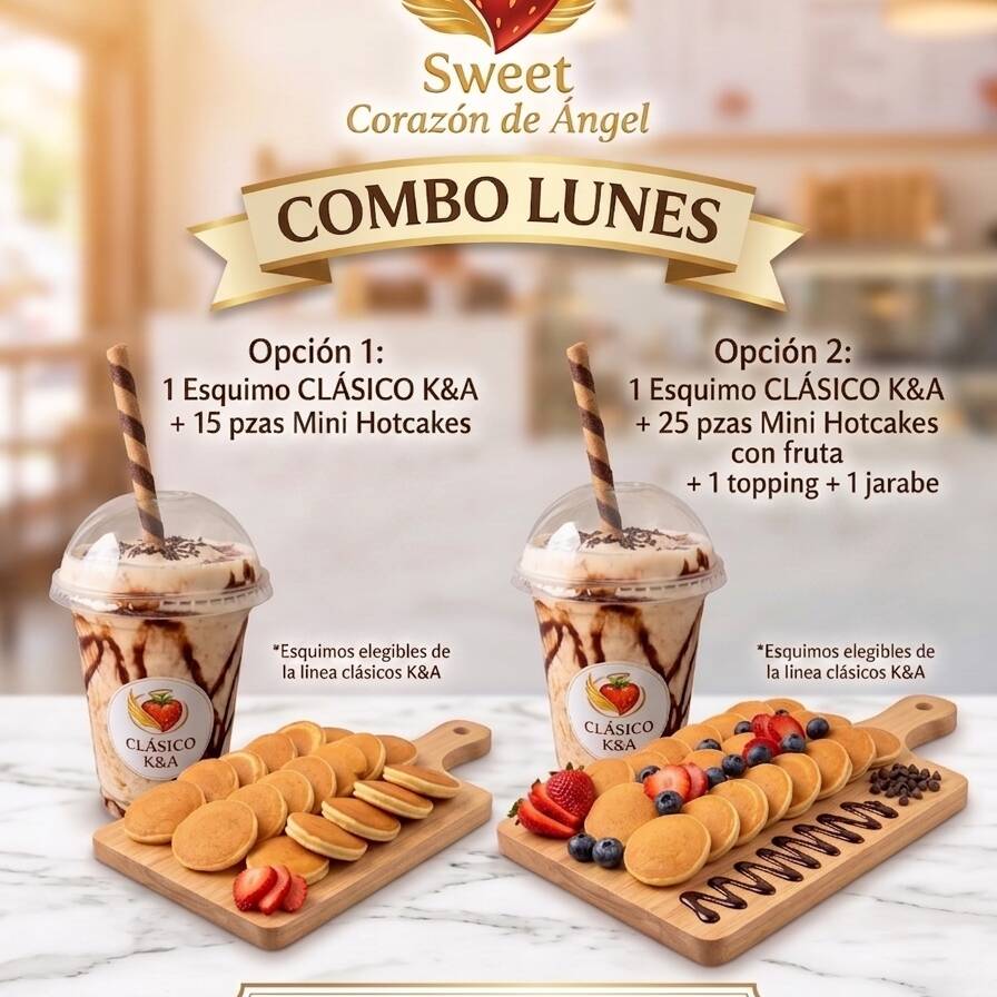 COMBO MINI HOTCAKES + ESKIMO