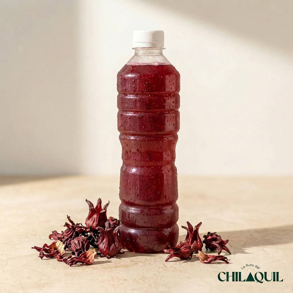 Agua de Jamaica 500 Ml.