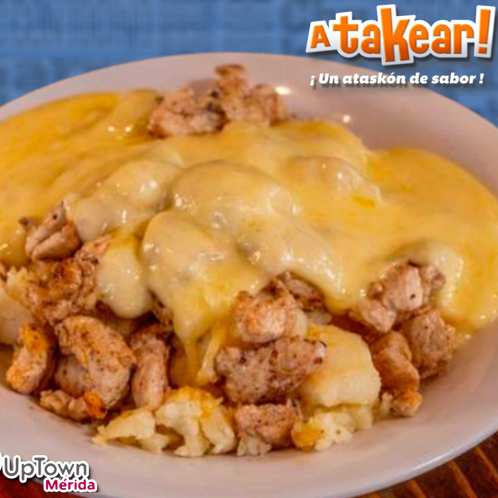 Papa Gratinada Pollo