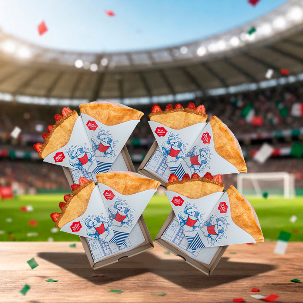 Paquete futbolero: 8 crepes
