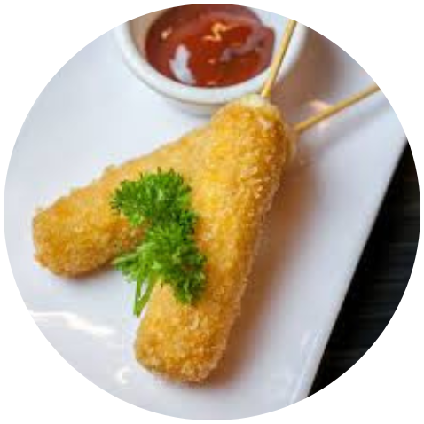 Kushiagues de Queso Manchego (2 Piezas)