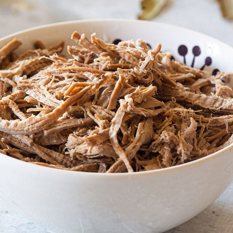 Carne deshebrada