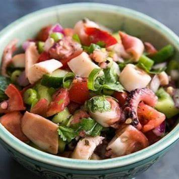 Tostada de Ceviche de Pulpo