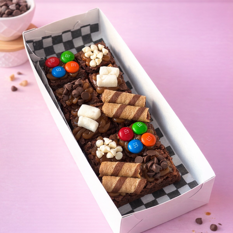 Caja por 10 Mini Brownies