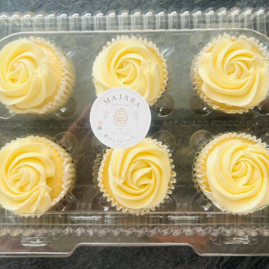 6 CUPCAKES LIMON