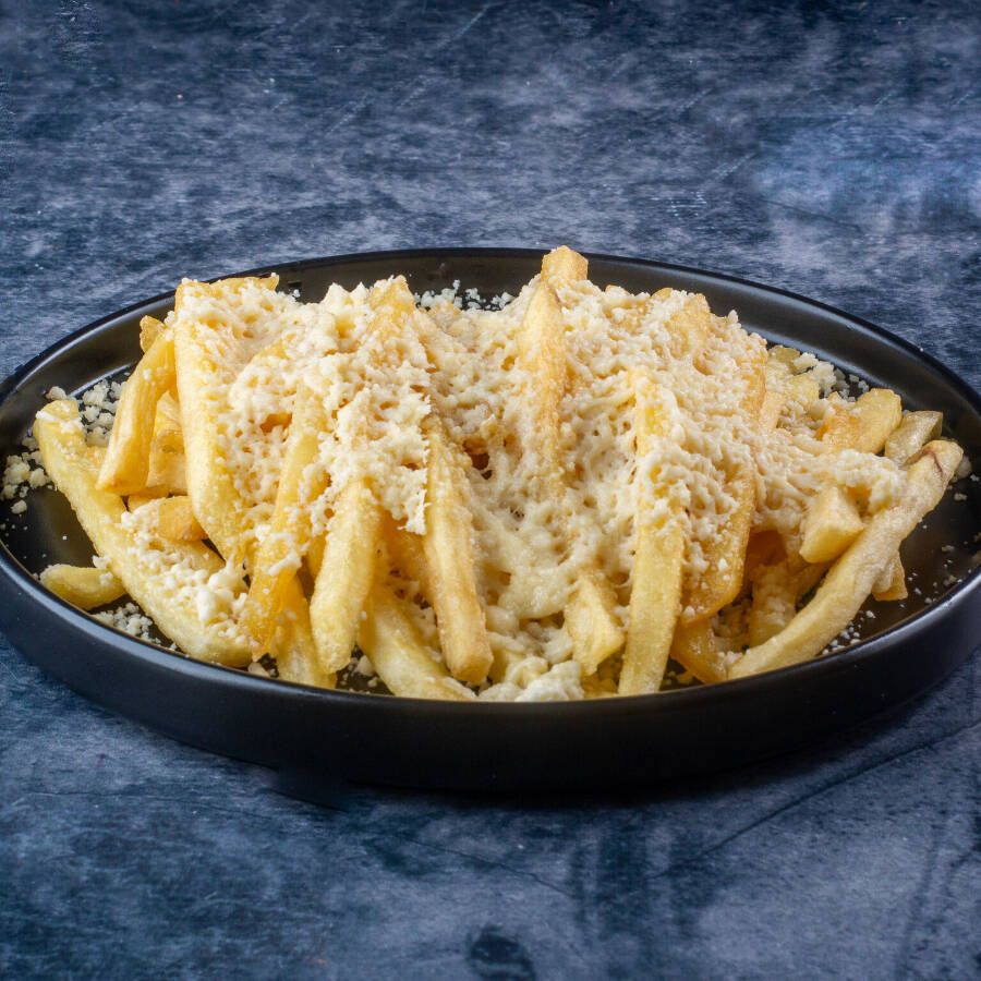 As fritas que você já ama com o toque mágico de parmesão!