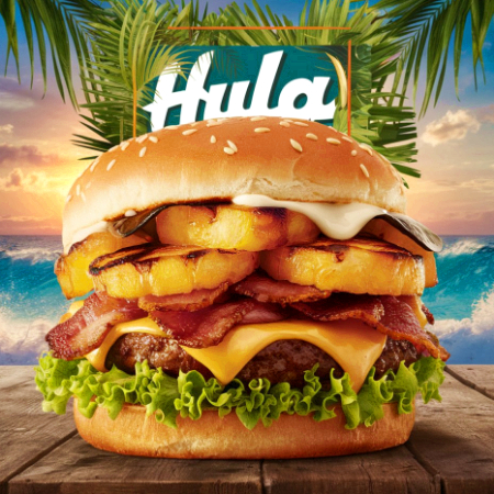 HAMBURGUESA HULA