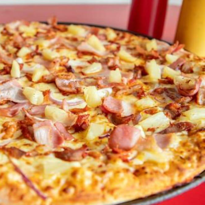 Combo 2 pizzas Familiar (Pepperoni+Hawaiana)