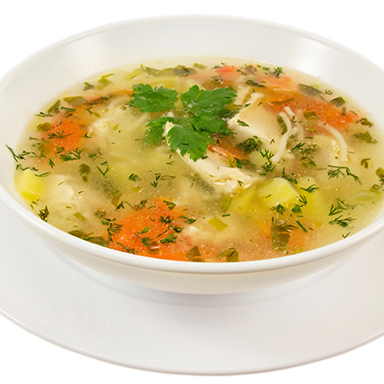Sopa De Fideo con Pollo