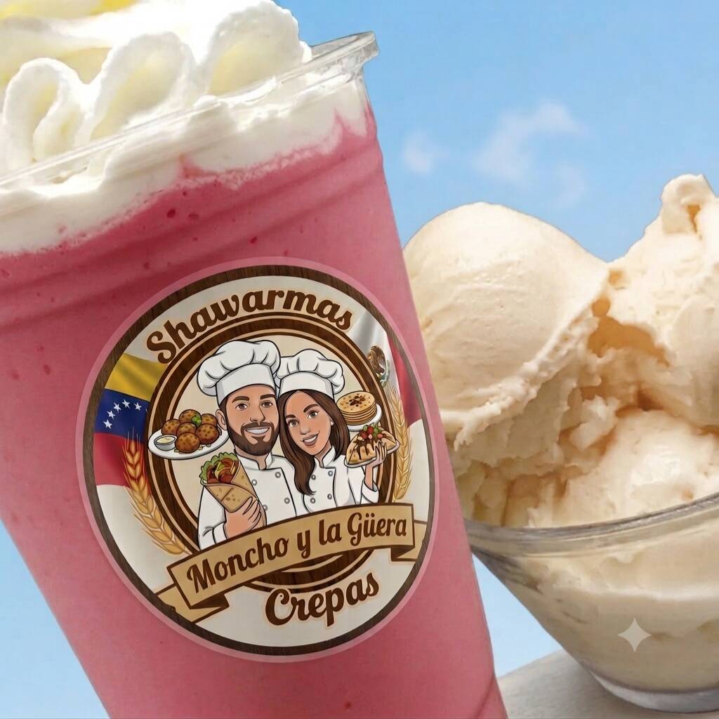 Malteada con helado