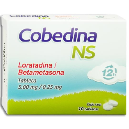 Cobedina NS (Loratadina / Betametasona) 5 Mg / 0.2