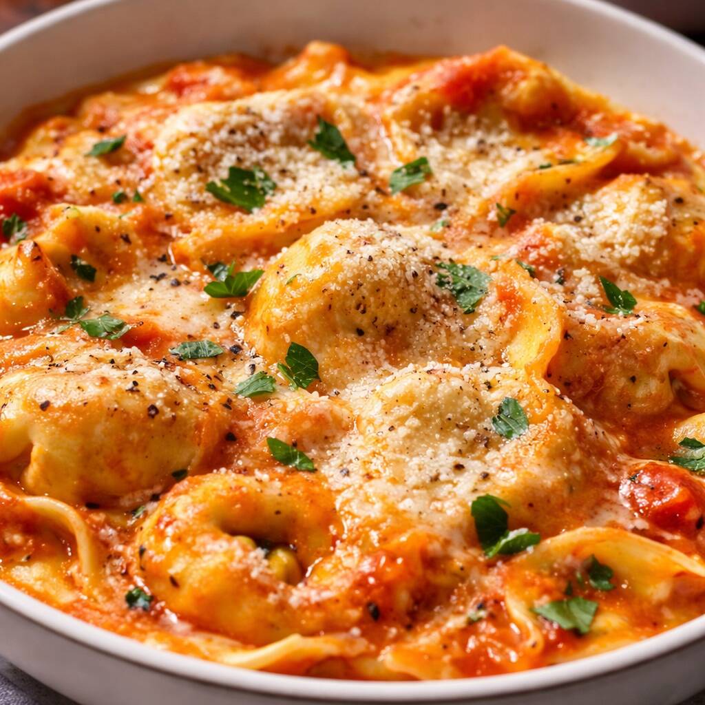 Tortelloni 5 Quesos en Salsa Rose Cremosa