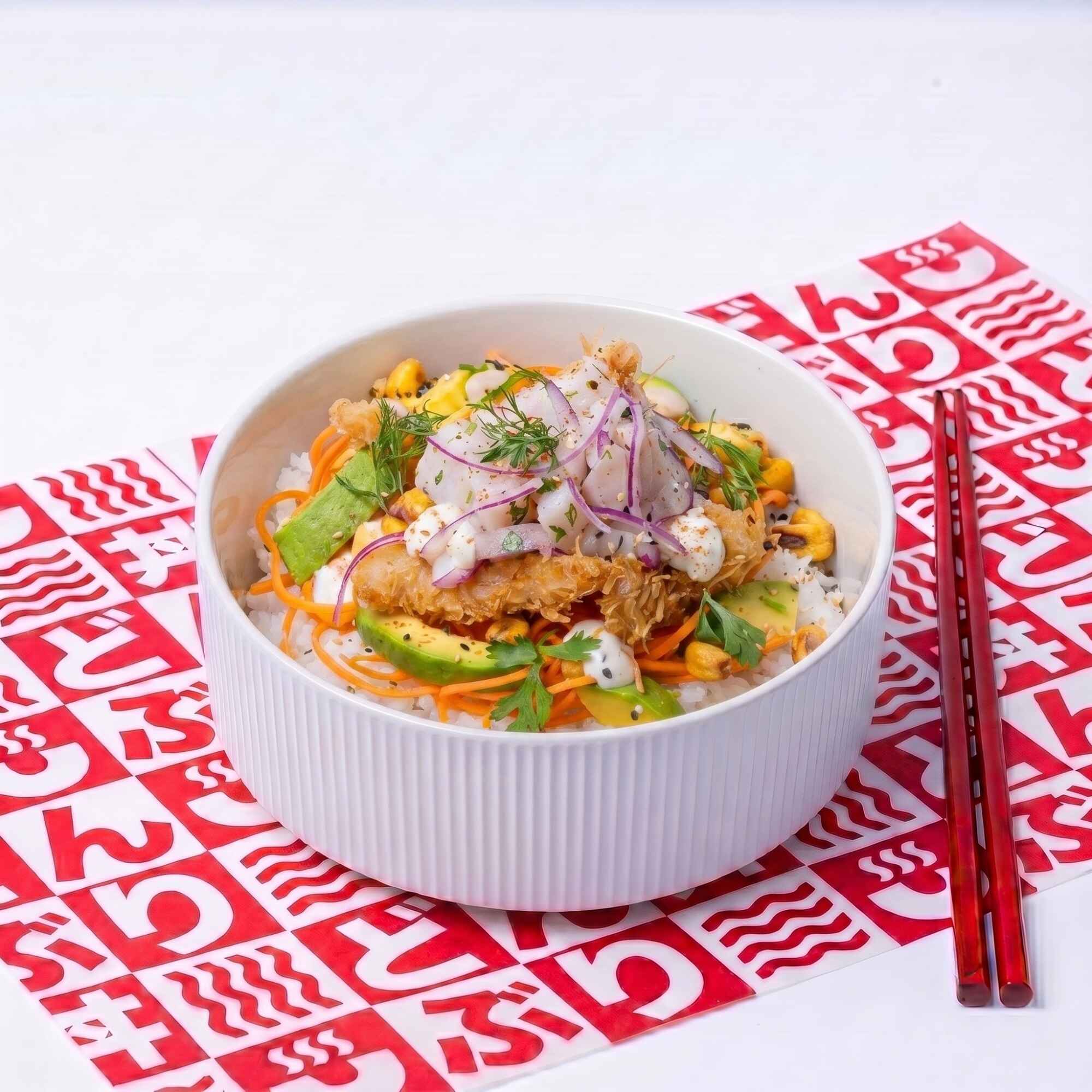 Donburi Poke Acevichado