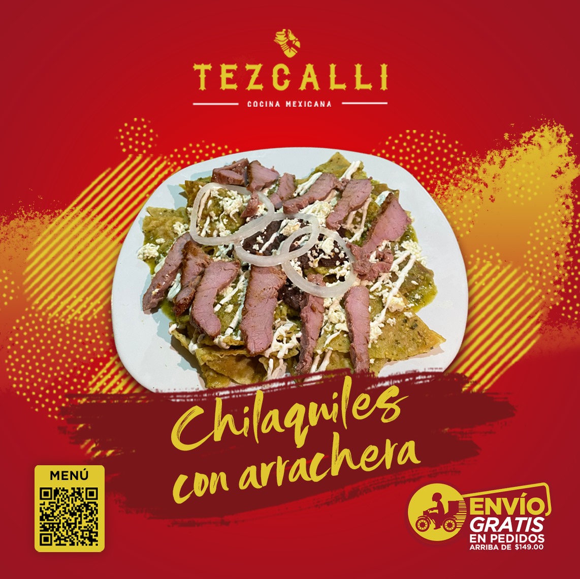 Chilaquiles Con Arrachera