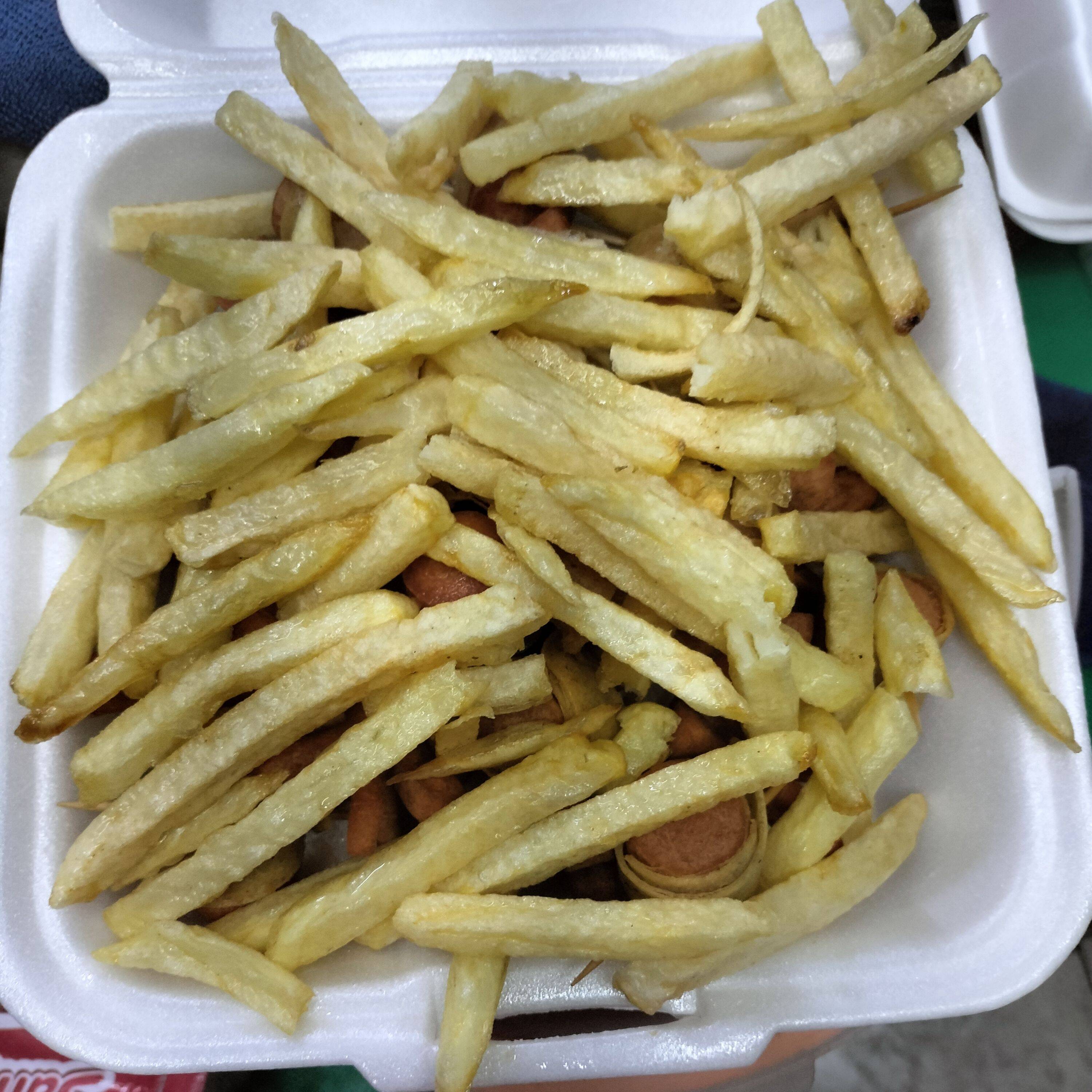Salchipulpos Salchitacos y Papas Grandes