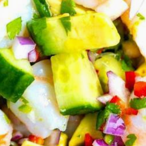 Tostada de Ceviche de Pescado