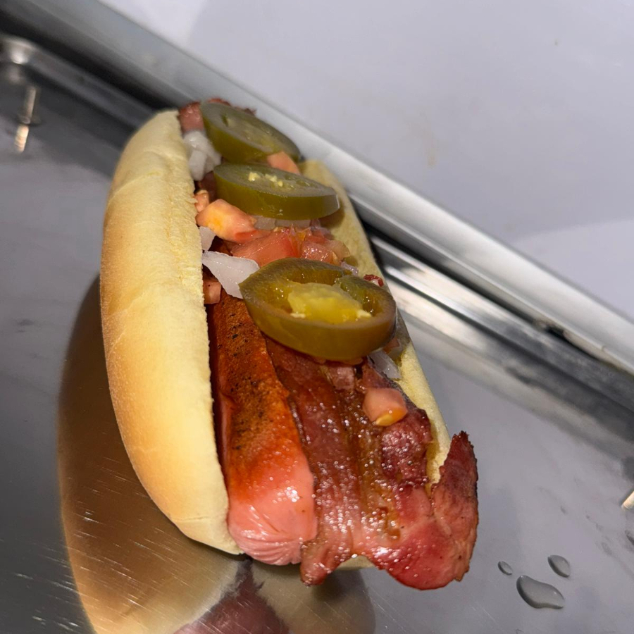 Hot Dog con Tocino