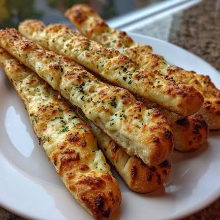 Palitos de pan con ajo y parmesano