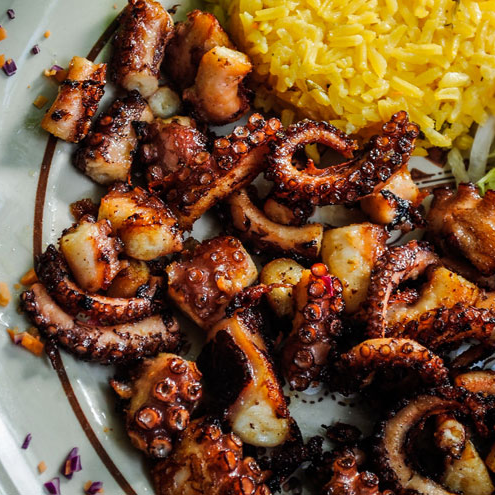 pulpo enchilado