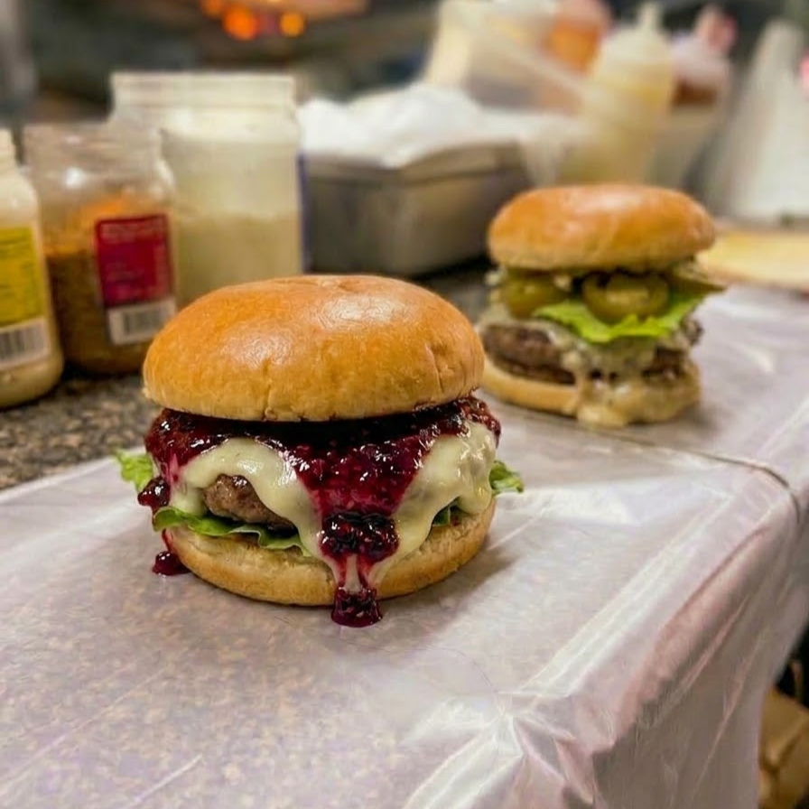 Hamburguesa Sencilla Frutos Rojos