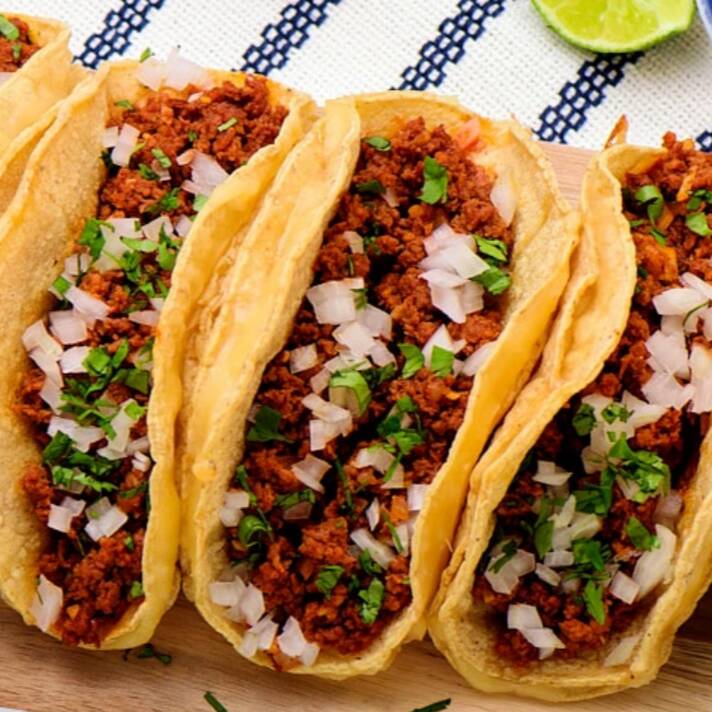 Taco de chorizo