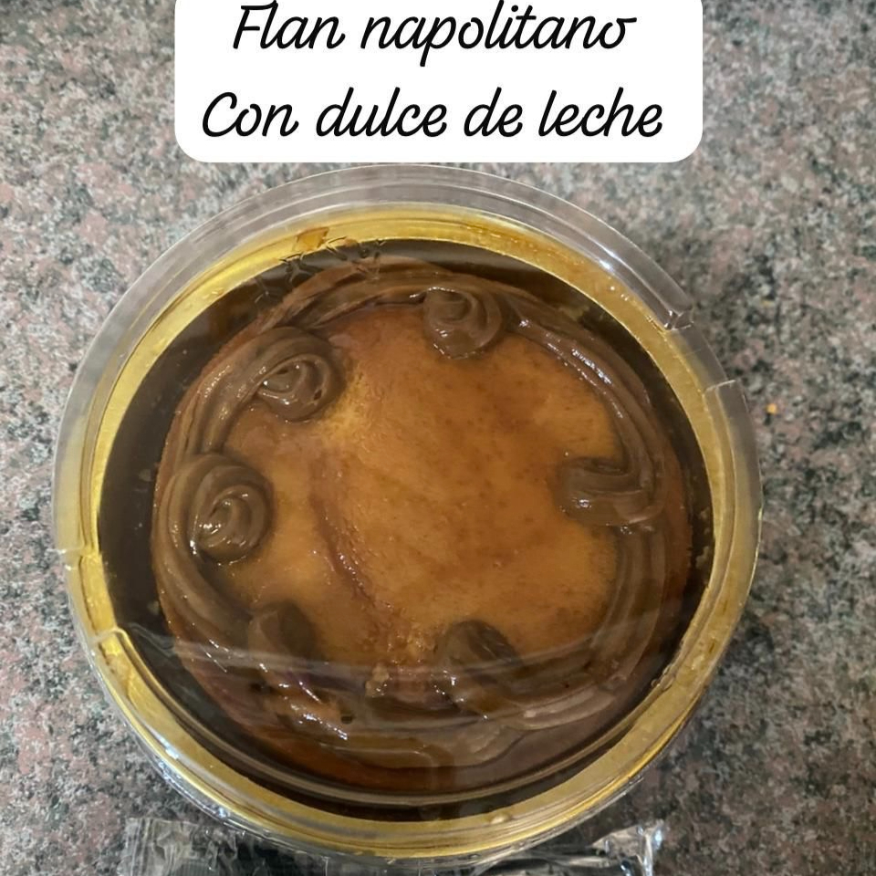 Flan Napolitano Con Dulce de Leche