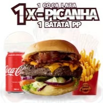 Um delicioso hambúrguer com carne de excelente qualidade de 120g, pão artesanal extremamente macio que derrete na boca, queijo derretido, ovo, bacon crocante, calabresa defumada, presunto e salada fresca (alface) e a exclusiva maionese temperada da canedo. + Batata Frita Mc Cain 7mm sequinhas e crocante com um salzinho profissional para batatas.  Bebida: Coca-Cola ou Guarana Antarctica.
