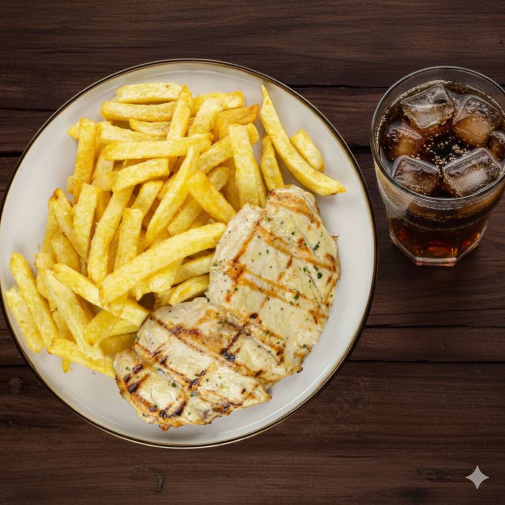 Pollo a la Parrilla más Bebida 330 Ml