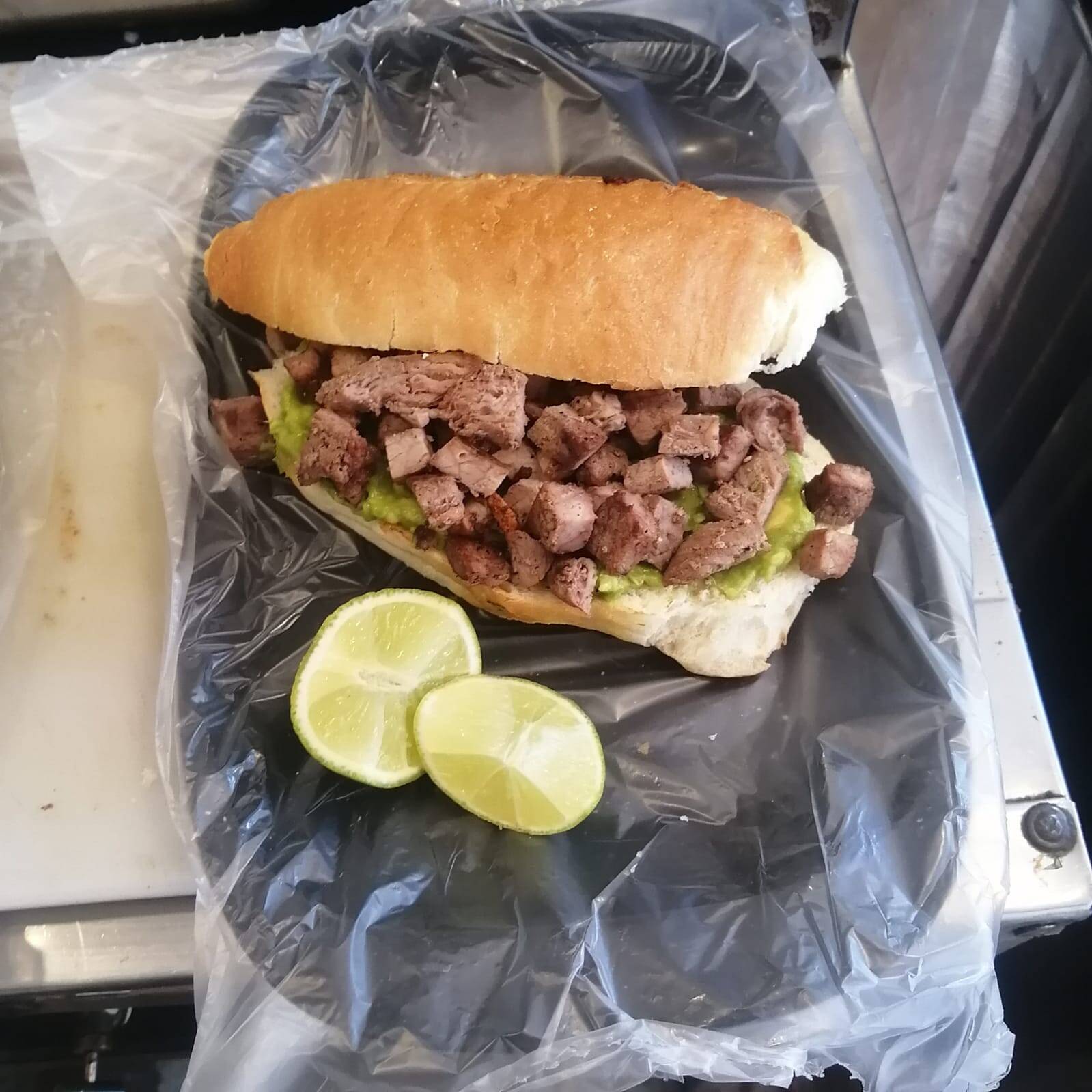 Torta de Arrachera
