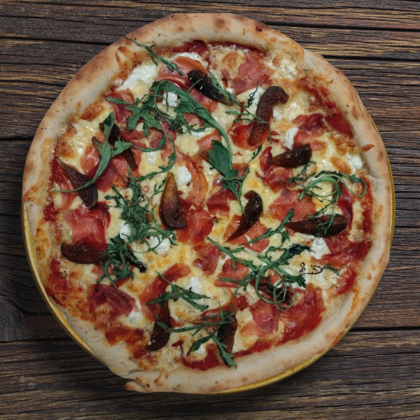 Pizza de Jamón Serrano con Higos