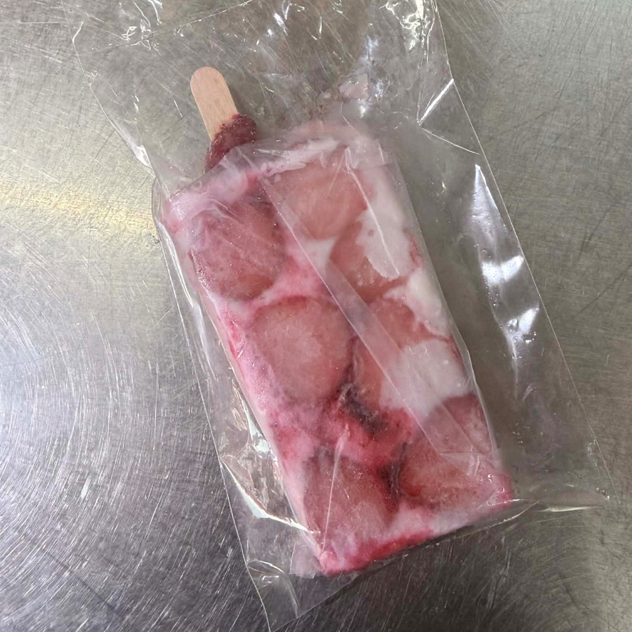 Paleta Fresa con Crema