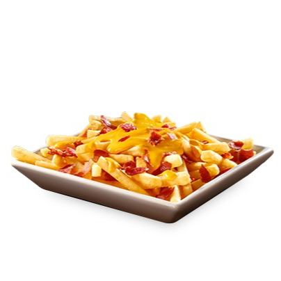 A batata frita mais famosa do mundo, agora com molho com queijo tipo cheddar e bacon crispy. Não dá para resistir, experimente!