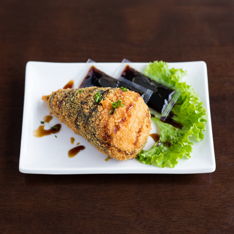 Temaki salmão frito
acompanha 2 sache de tarê
imagem ilustrativa